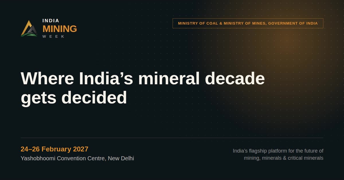 Conference Brochure.pdf Why Exhibit — India Mining Week 2026